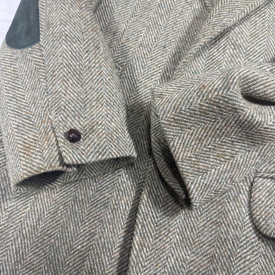 【希少】70's 青タグ ハリスツイード ヴィンテージツイードジャケット