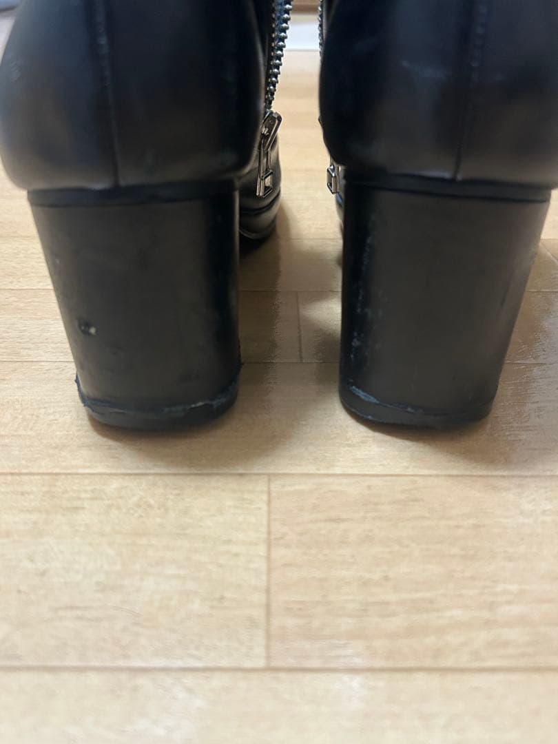 banal chic bizarre ヒールブーツ レザー