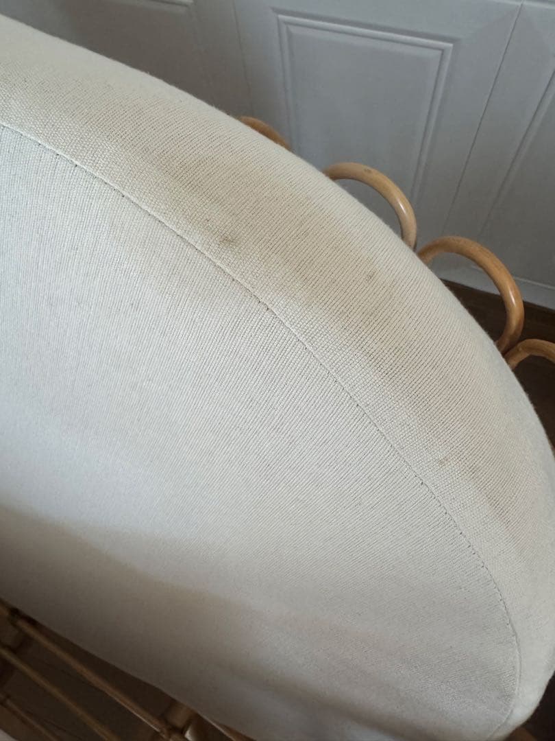 国内レア　ラタン　ベビーベッド