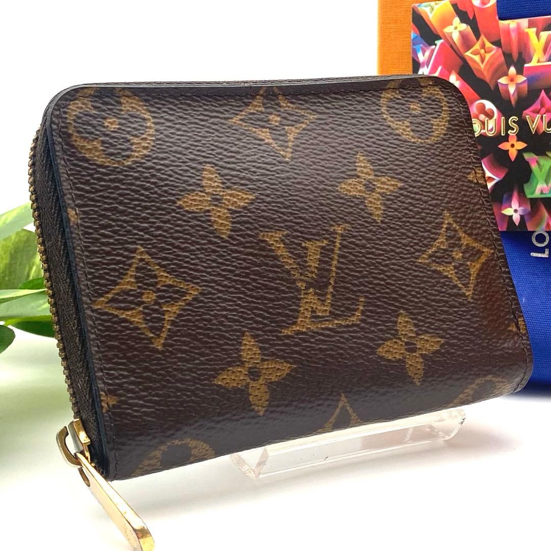 【最高級美品】ルイヴィトン モノグラム ジッピー パース 小銭入れ カード