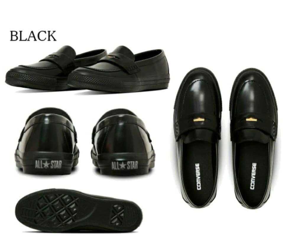 CONVERSE ブラック ローファー ALL STAR
