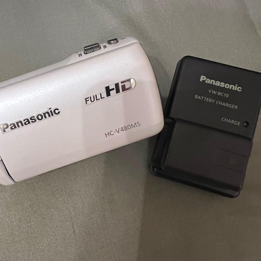 パナソニック HDビデオカメラ V480MS 高倍率90倍ズーム