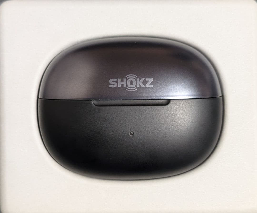 Shokz OpenDots ONE イヤーカフ ワイヤレスイヤホン ブラック