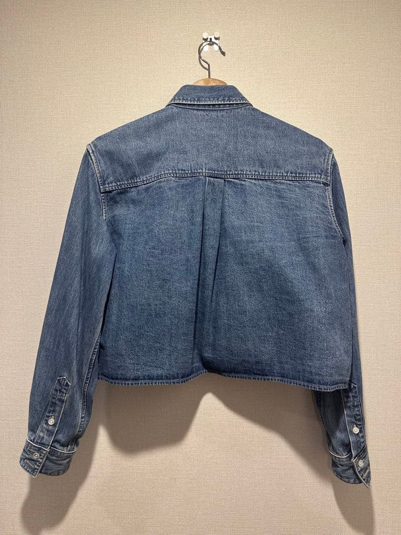 CELINE デニムシャツ S クロップド丈