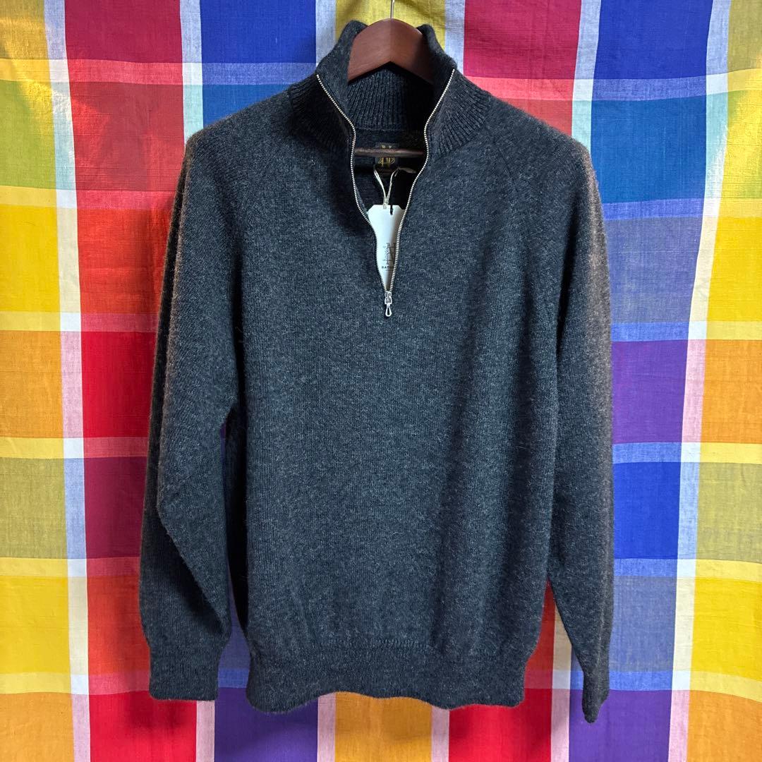 トップス <BATONER>ALPACA HALF ZIP 3
