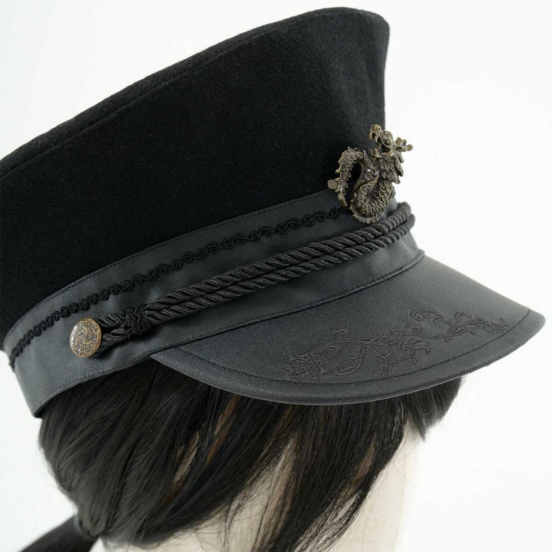 【タグ付】Desoro Works琉球浪漫物語軍帽　龍ドラゴンOZZ ONオッズ