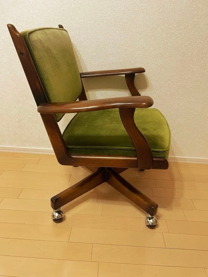 karimoku コロニアル デスクチェア 美品　カリモク　イス　椅子　チェア