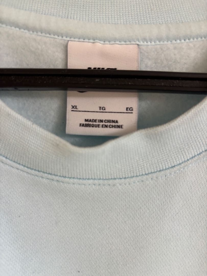 ナイキ　NIKE スウェット　セットアップ　上下 水色　レア　XL