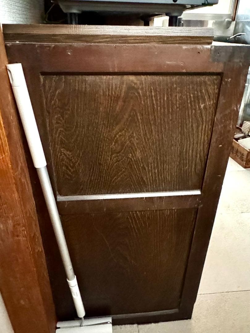 【ケンタウロス】水屋箪笥 食器棚 アンティーク 古家具 レトロ木製