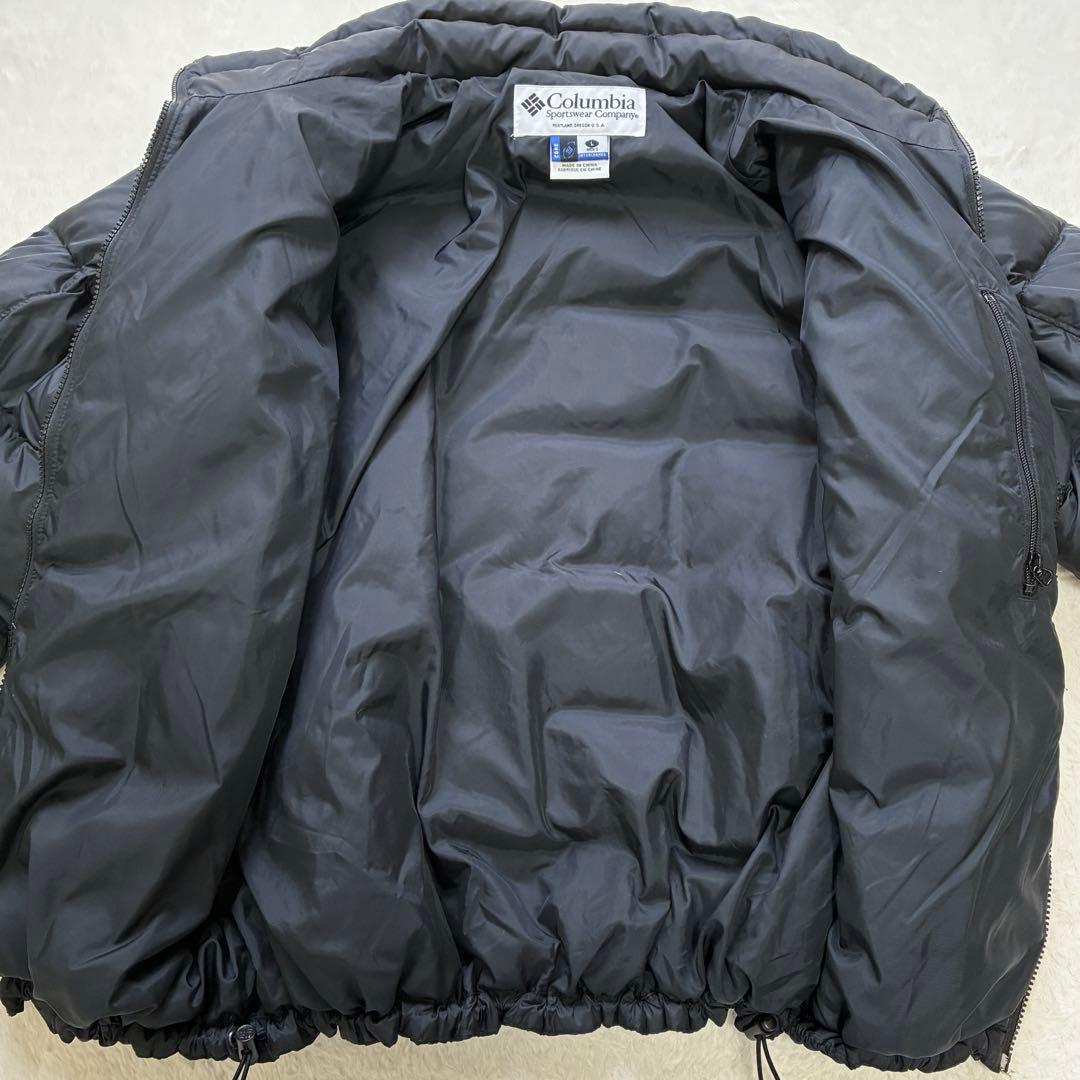 archive 00s Columbia DOWN ドローコード 黒 L