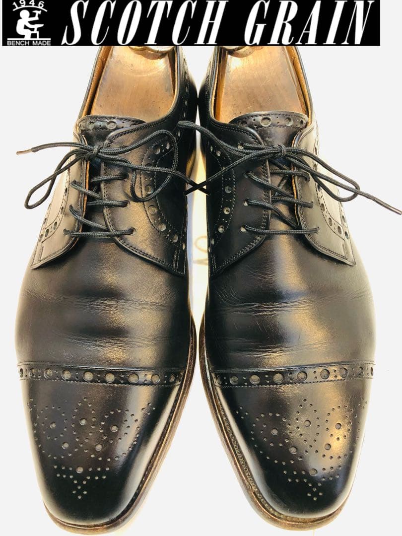 ★美品★定価30,000円！スコッチグレイン セミブローグ 27EEE