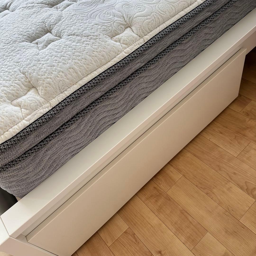 直接 IKEA マルム ダブルベット