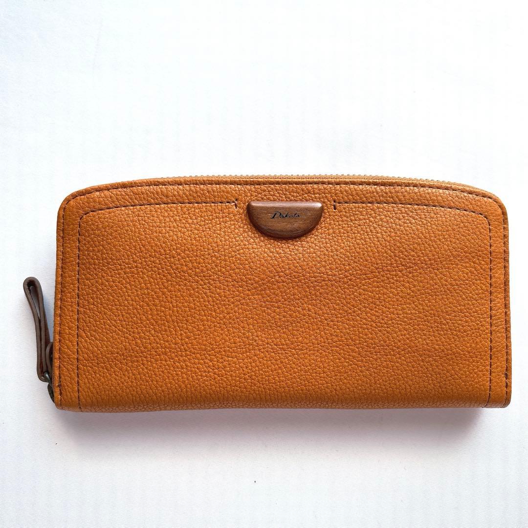 【新品】DAKOTA ダコタ アーブル クルミ 胡桃 ラウンドファスナー長財布