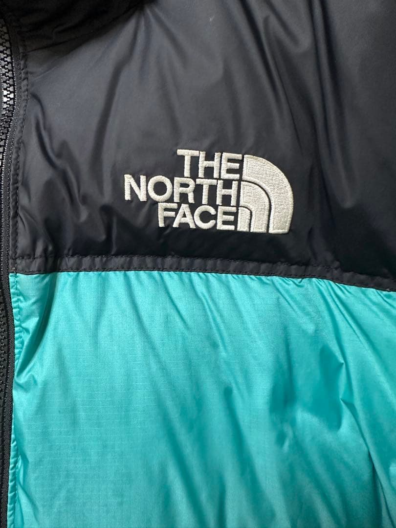 THE NORTH FACE ダウンジャケット ミントグリーン/黒