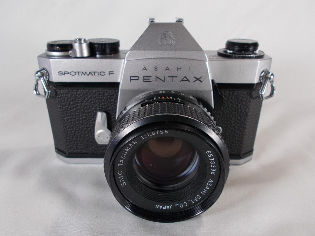 フィルムカメラ 整備済 完動品　Pentax SPF + f/1.8　N188