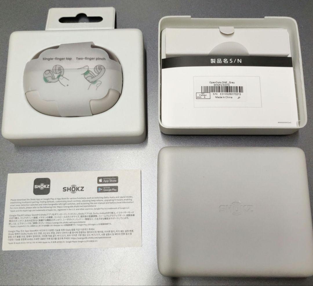 SHOKZ OPEN DOTS ONE ホワイト