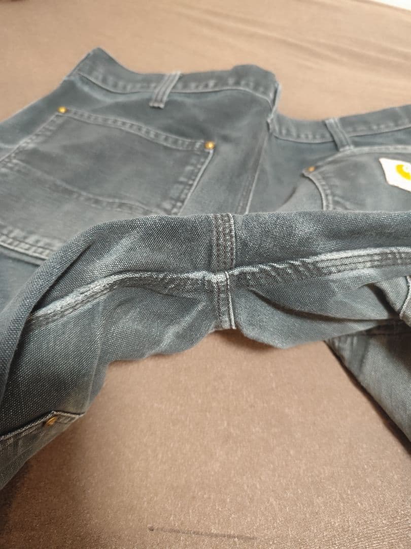 神フェード carhartt ダブルニーペインターパンツ B01 BLK 　34