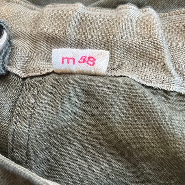 EXTRA STARK サスペンダー付 パンツ 東ドイツ軍 ミリタリー パンツ