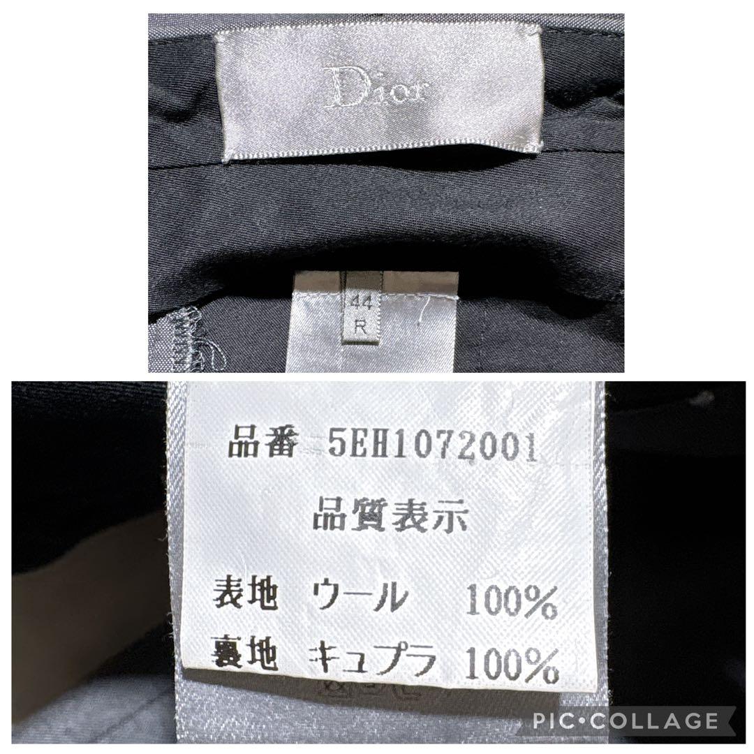 現行 DIOR ディオール スーツ セットアップ 2B グレー 44 イタリア