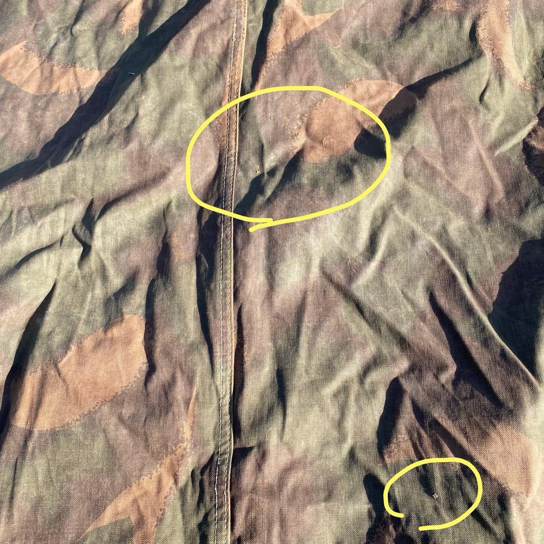 ハンガリー軍幕②　ポンチョ　２枚　ポール・ペグセット　 ワンポールテント