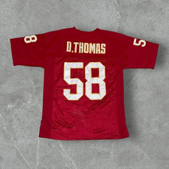 90s NFL チーフス ゲームシャツ 48サイズ デリックトーマス #58