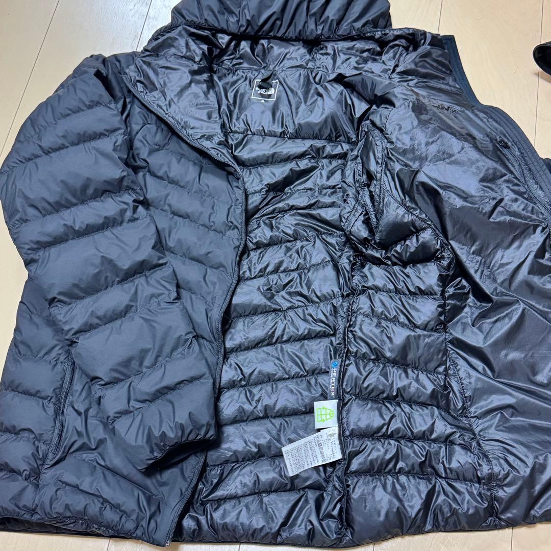 THE NORTH FACE ノースフェイス サンダーフーディ 黒 XL ダウン