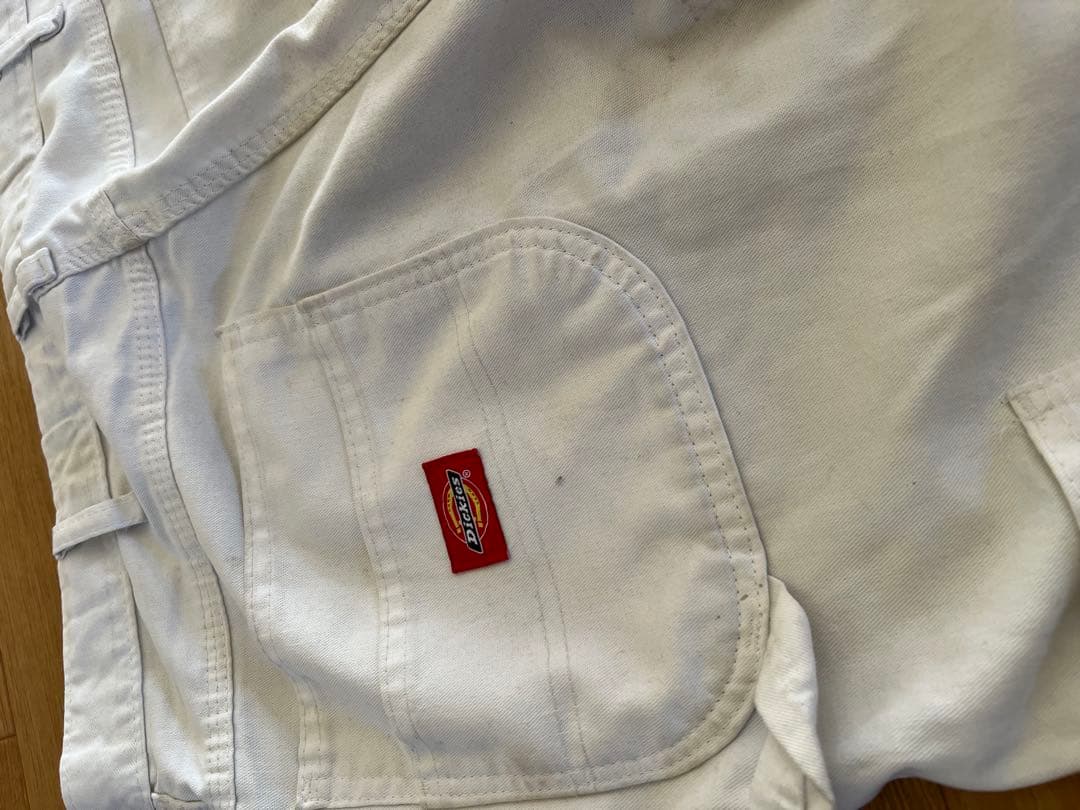【雰囲気◎】34×30 Dickies ディッキーズ ホワイト ペインターパンツ