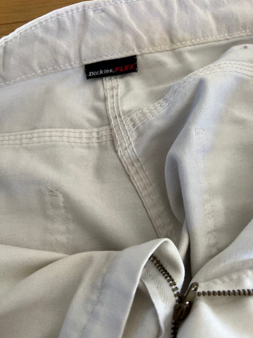 【雰囲気◎】34×30 Dickies ディッキーズ ホワイト ペインターパンツ