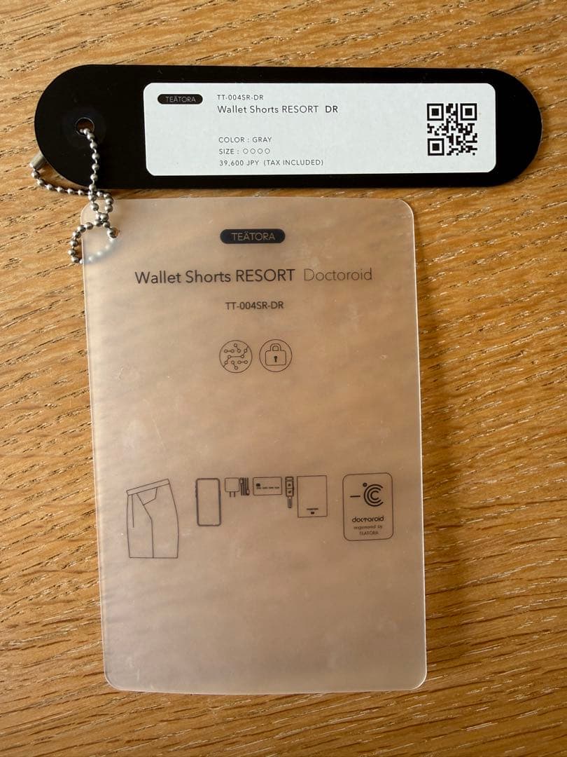 ば*り様 TEATORA WALLET SHORTS RESORT DR GRA