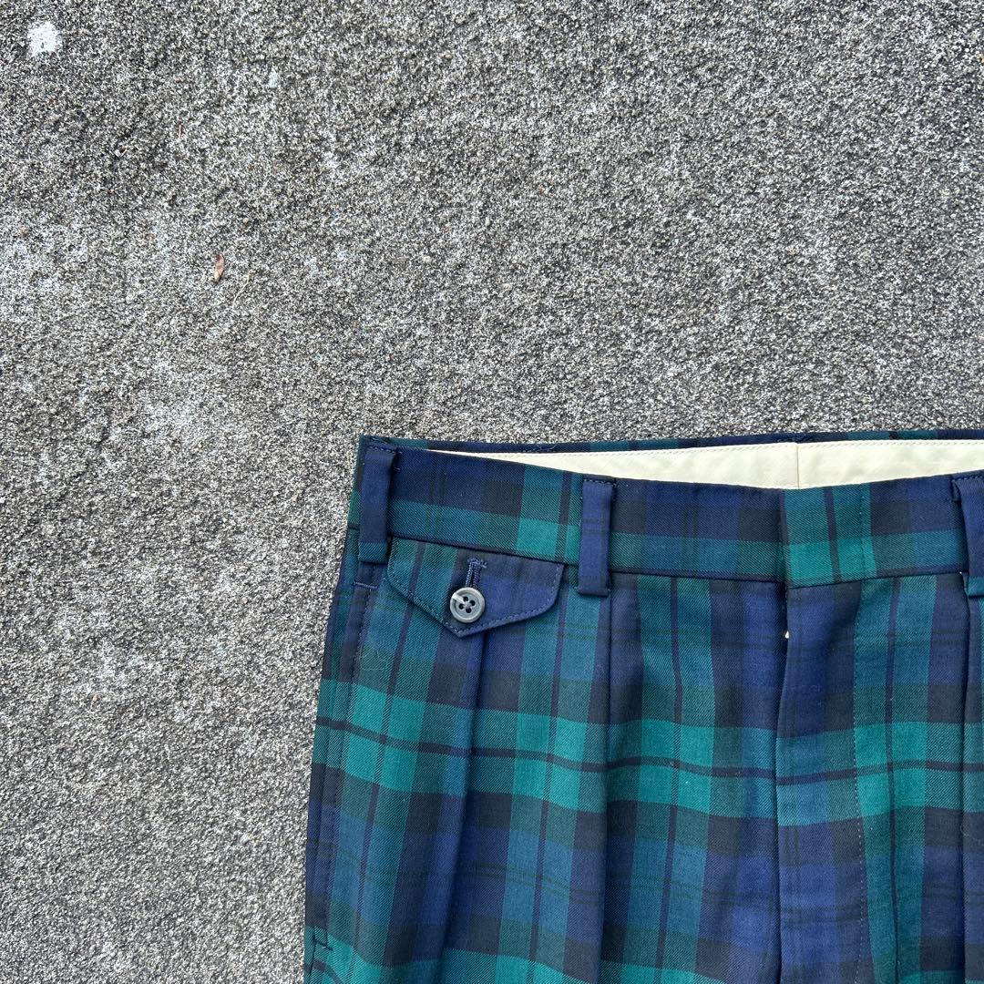 90s j.press チェックスラックス　ブラックウォッチ　y2k