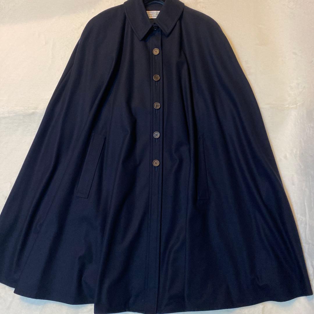 イヴサンローラン カシミアケープコート マント　コート タスマニアウール