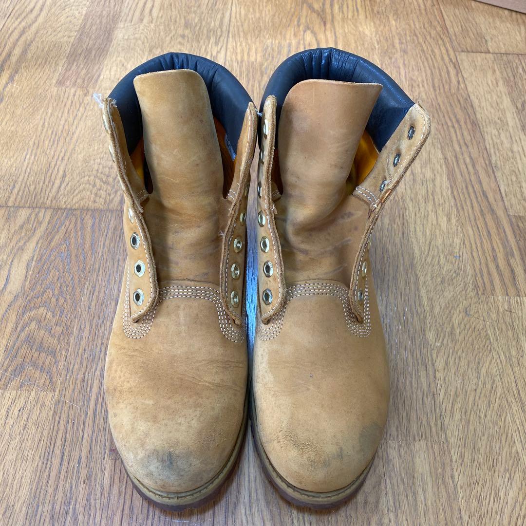 Timberland ブラウンレザー ワークブーツ