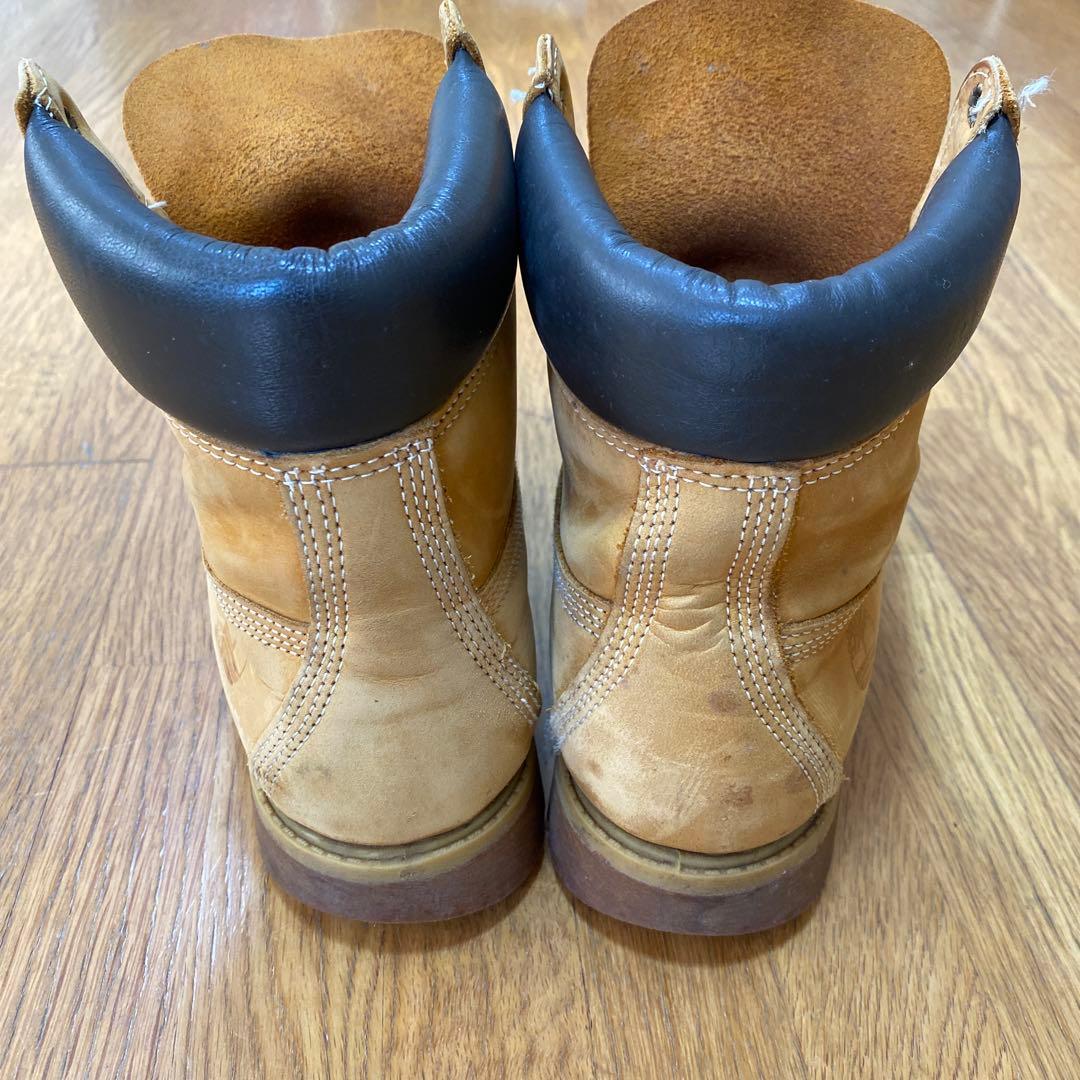 Timberland ブラウンレザー ワークブーツ