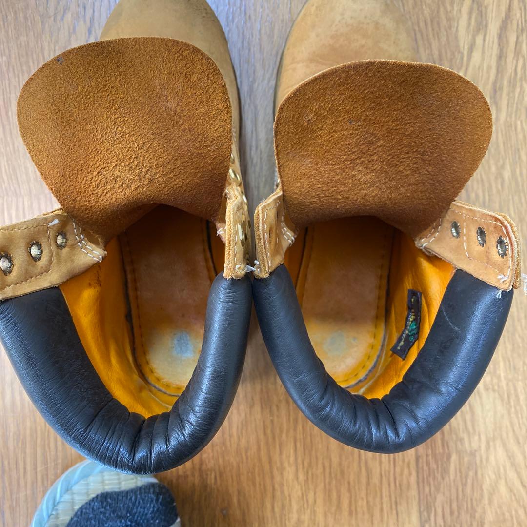 Timberland ブラウンレザー ワークブーツ