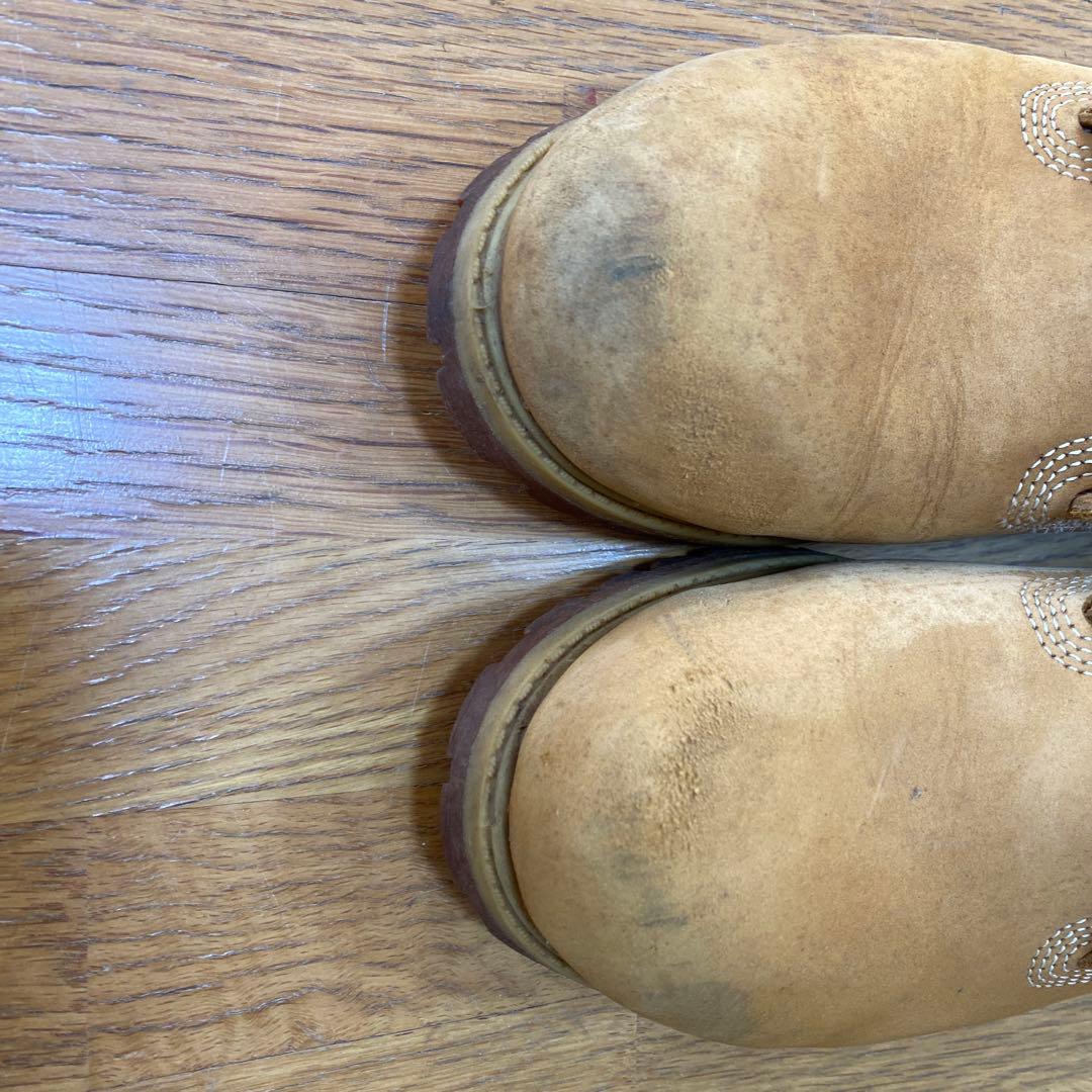 Timberland ブラウンレザー ワークブーツ