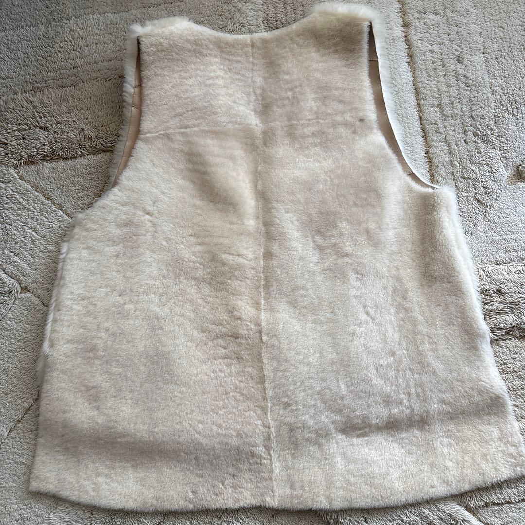 KARL DONOGHUE 毛皮 ベスト ホワイト XS
