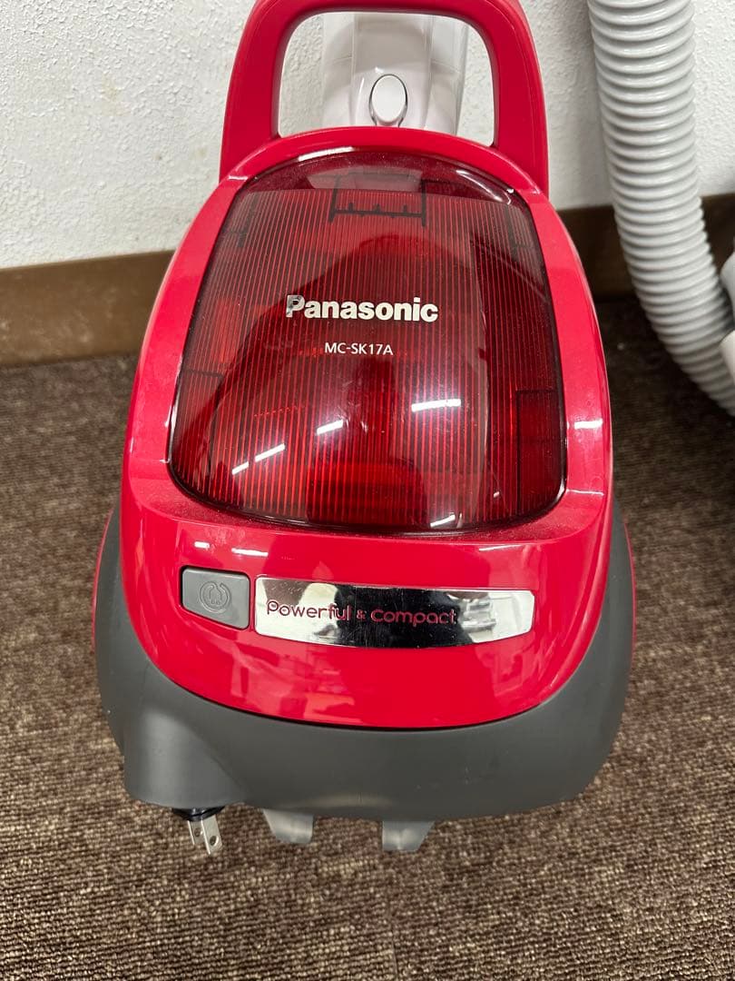 ④Panasonic MC-SK17A-R サイクロン式掃除機 2020年製