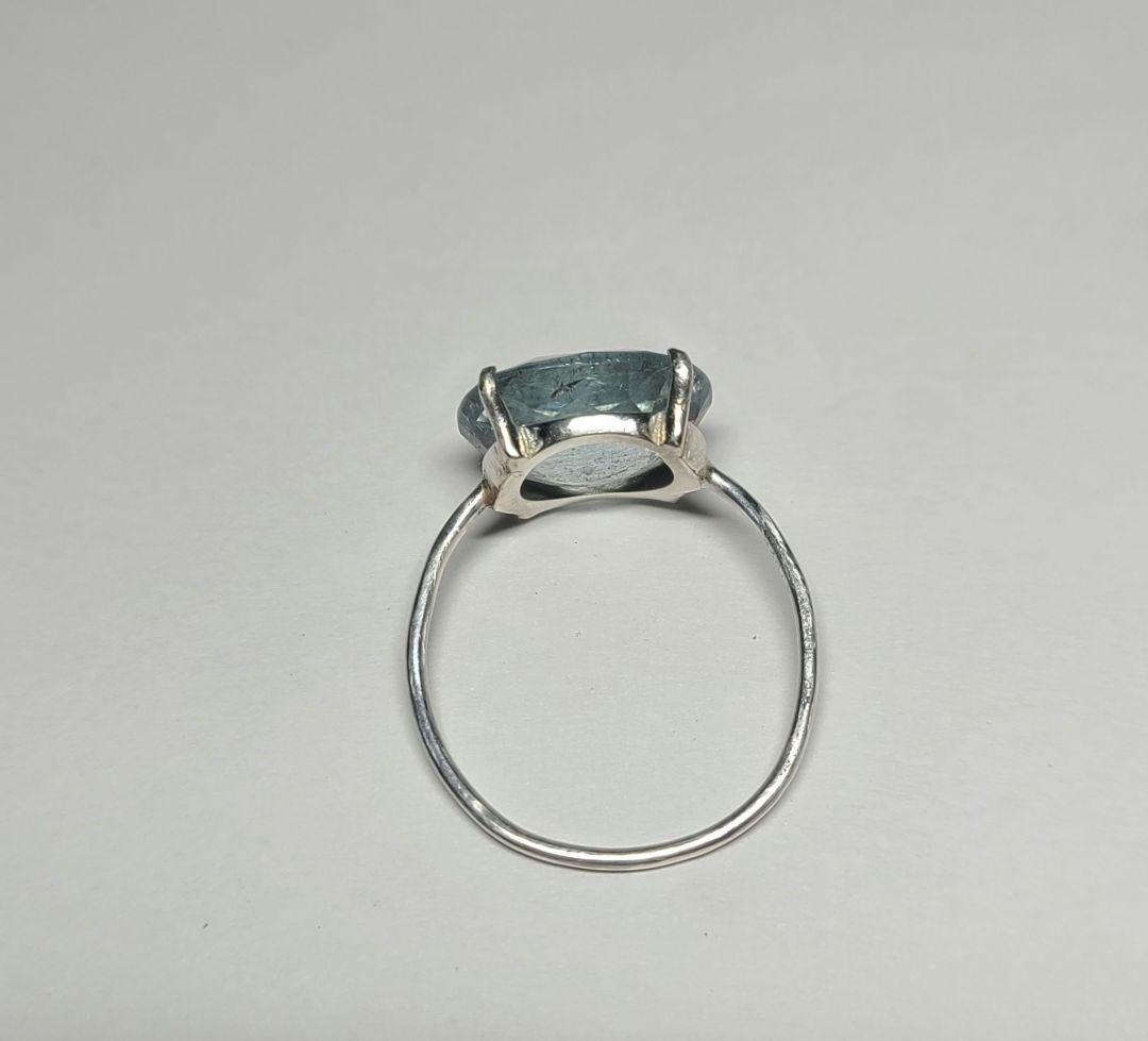 かるレインボーにピカピカシラー★非加熱ブラジル産アクアマリン★オーダー