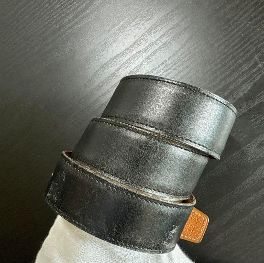 HERMES エルメスコンスタンスリバーシブルベルト65シルバーバックル　美品