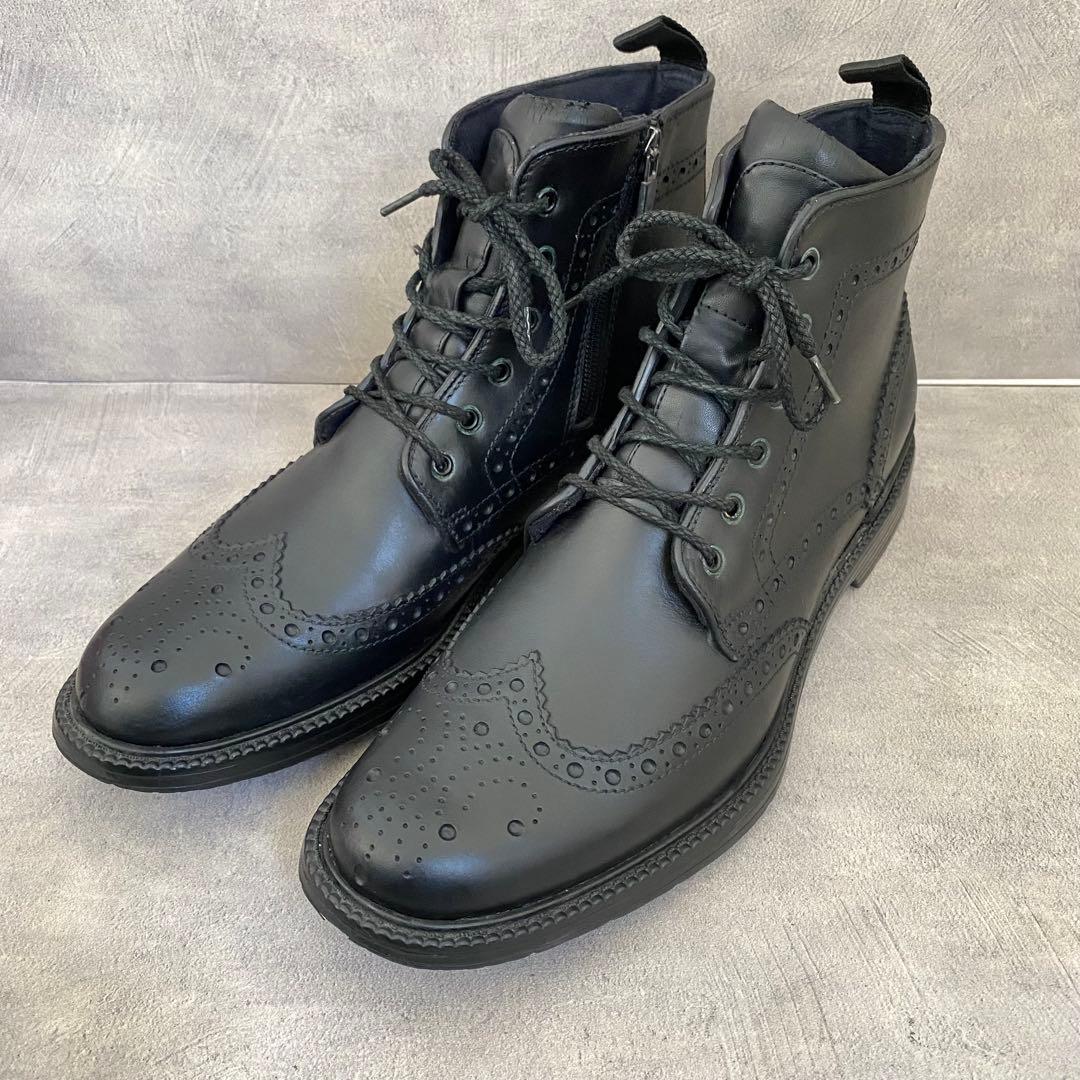 REGAL リーガル サイドジップ カントリーブーツ ウィングチップ 27.5