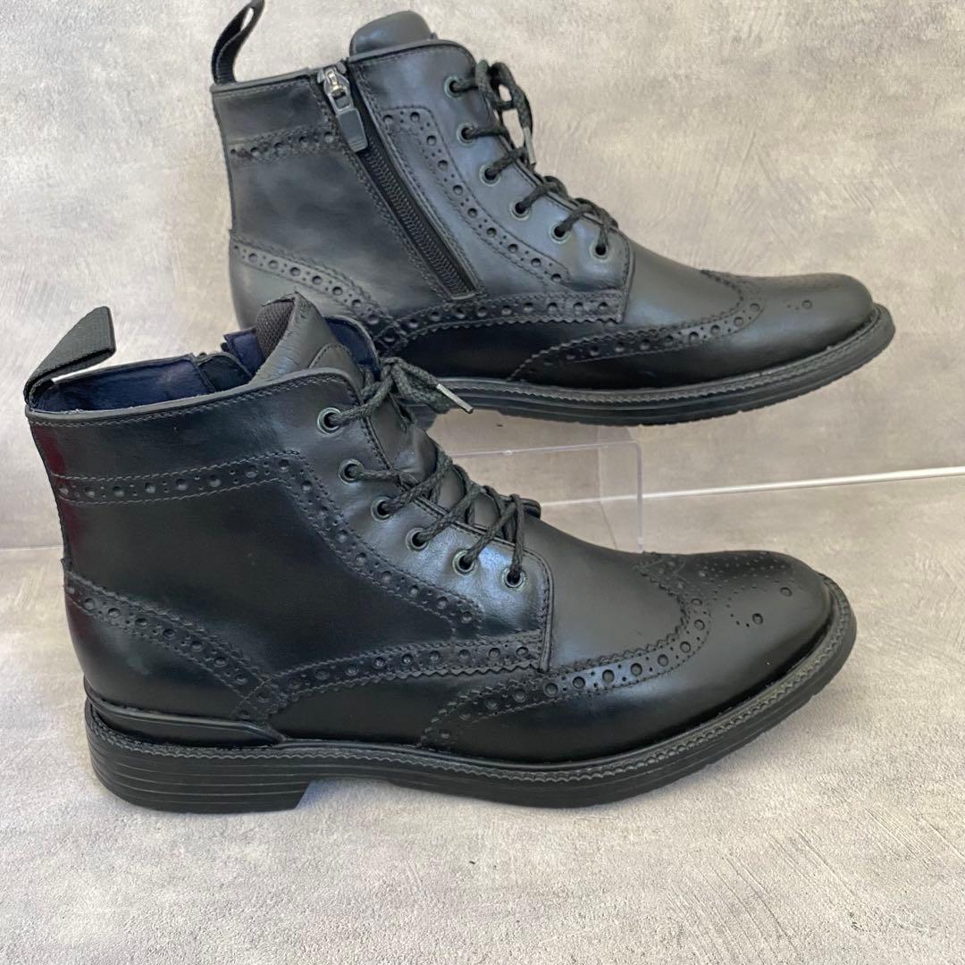 REGAL リーガル サイドジップ カントリーブーツ ウィングチップ 27.5