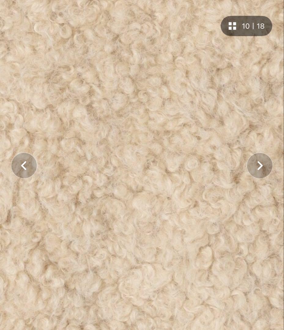 新品タグ付きBALLSEY ミックスファー V ネックベスト 36