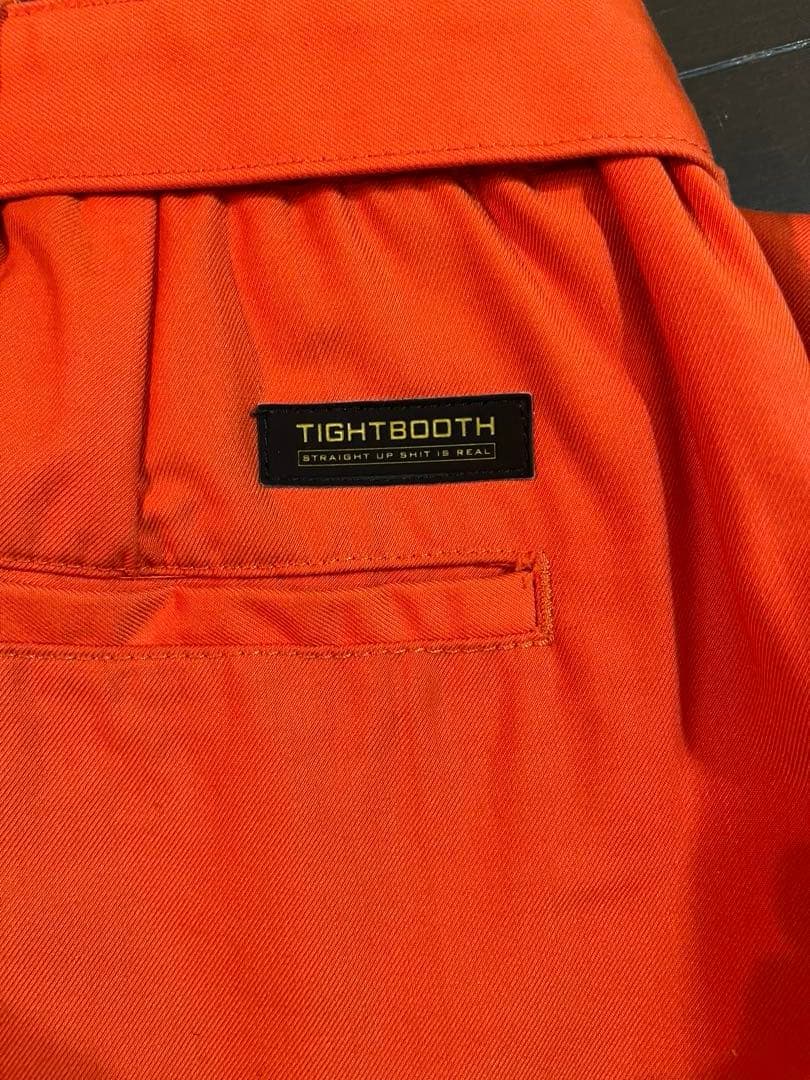 TIGHTBOOTH バギースラックス　Lサイズ　オレンジ