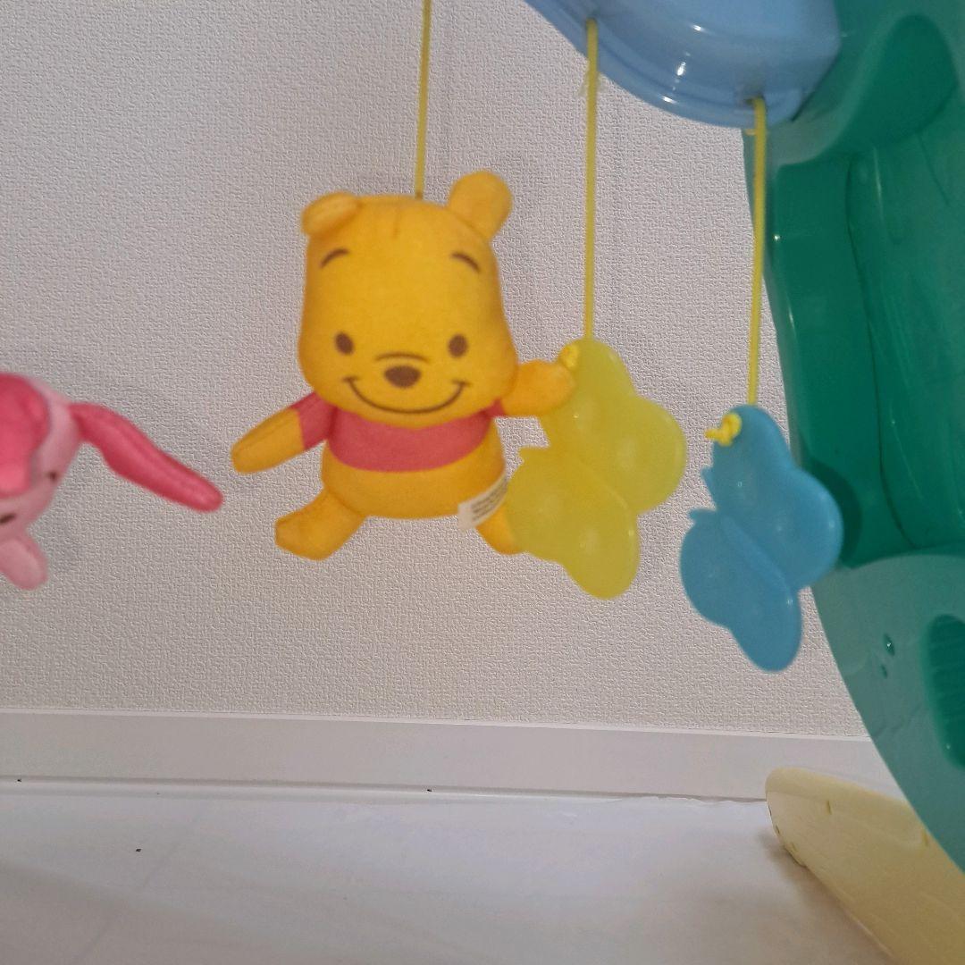 極美品！プーメリー くまのプーさん えらべる回転 6WAYジムにへんしんメリー