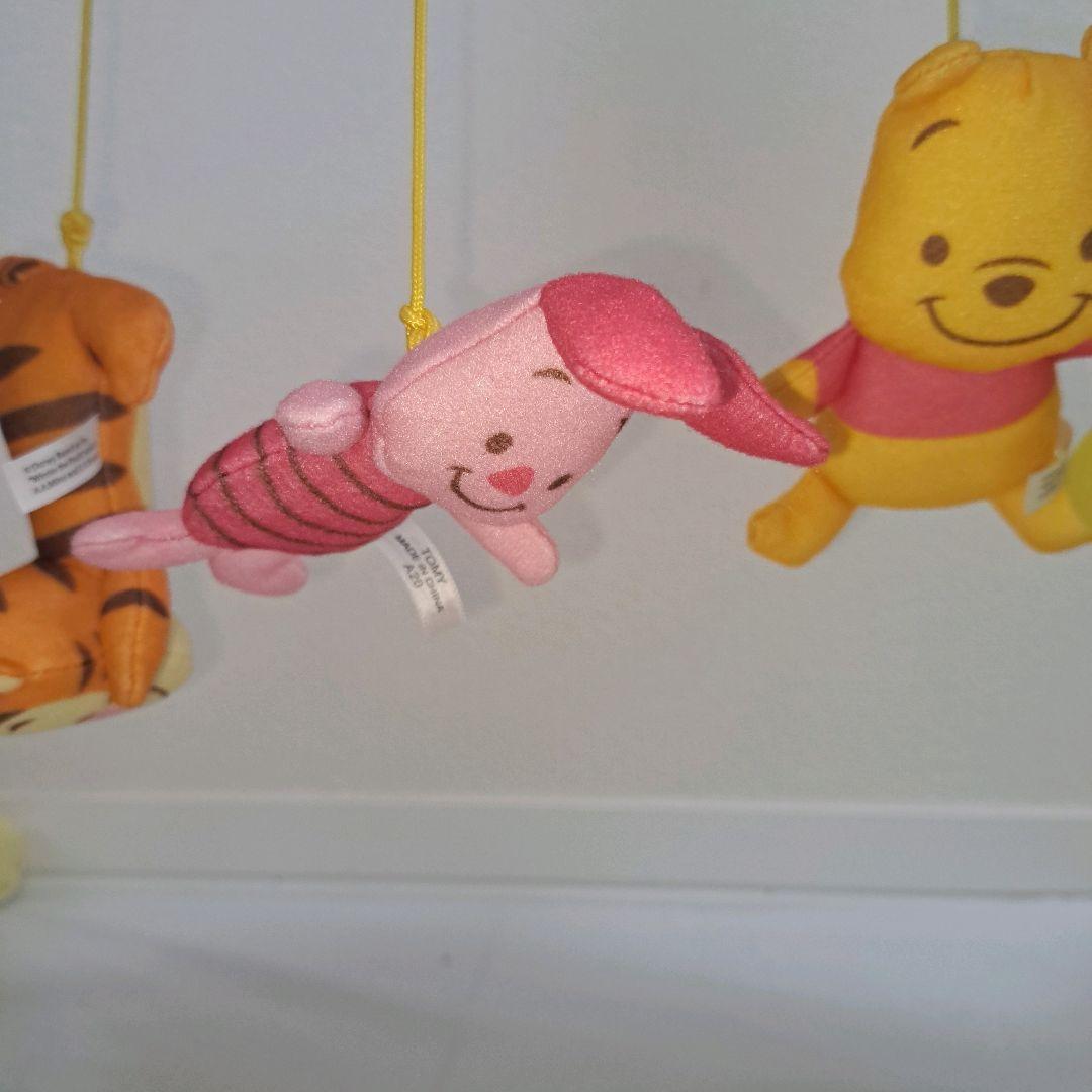 極美品！プーメリー くまのプーさん えらべる回転 6WAYジムにへんしんメリー