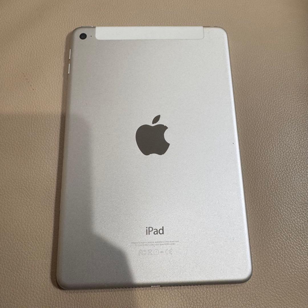 【Apple】 iPad mini4 シルバー セルラーモデル　バッテリー90%
