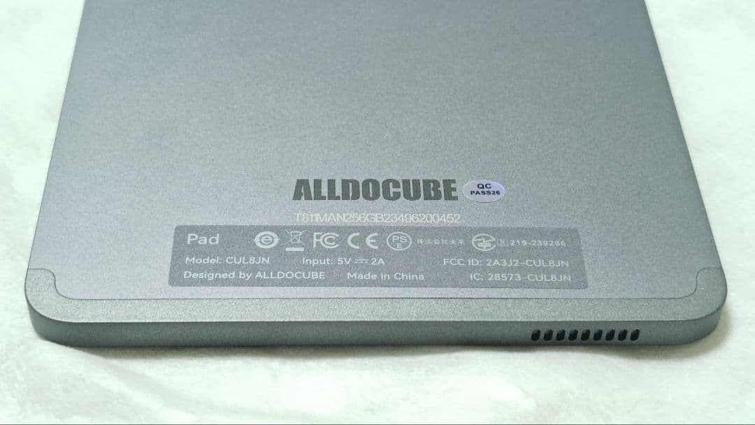 Androidタブレット本体 ALLDOCUBE iPlay 50 mini Pro NFE 256GB