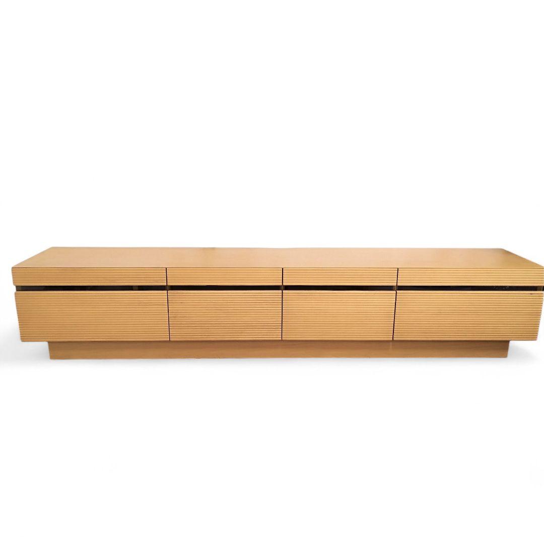 TVボード　木製　幅210cm　ロータイプ　アルダー 無垢　ナチュラル