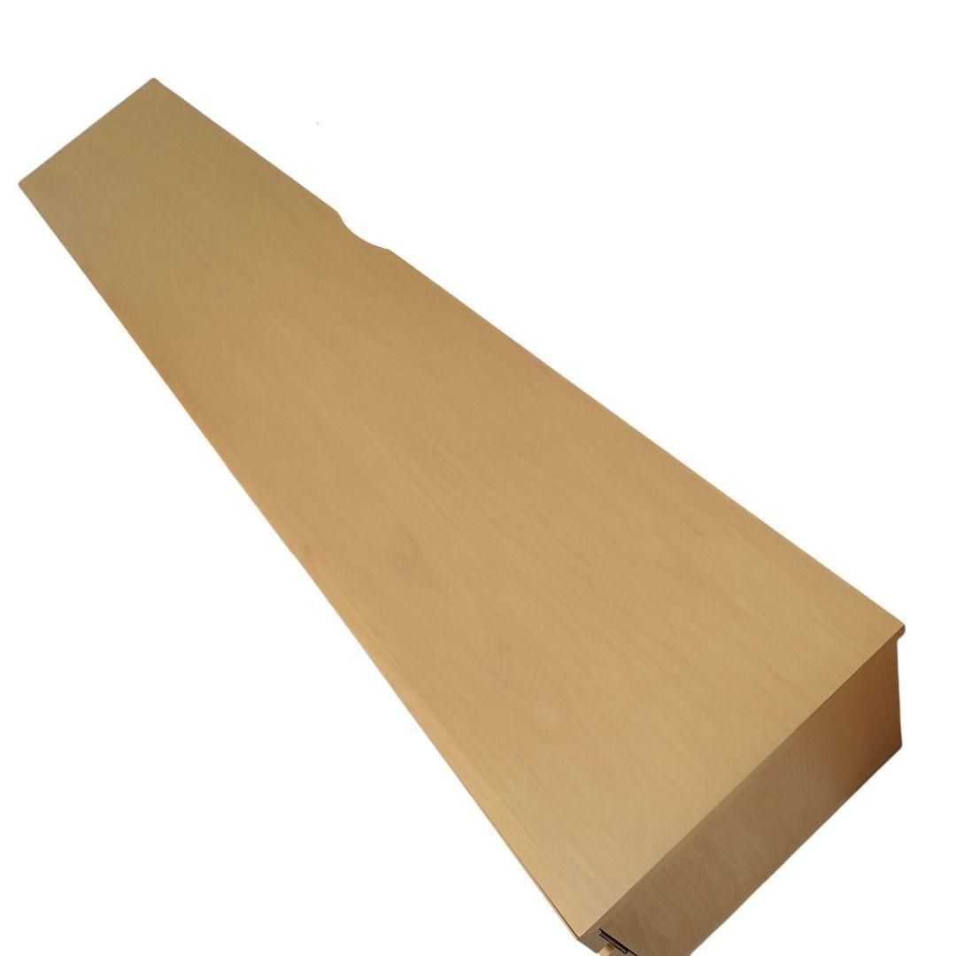 TVボード　木製　幅210cm　ロータイプ　アルダー 無垢　ナチュラル