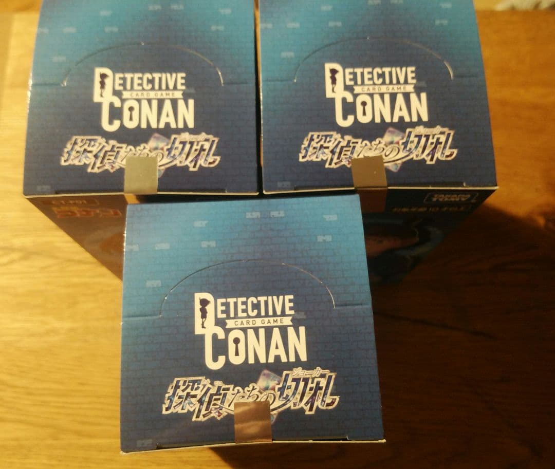 コナンカードゲーム 探偵たちの切札　3box　未開封